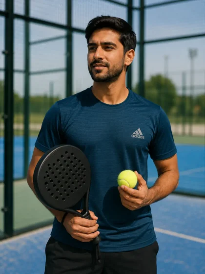 Men’s Teal Blue Gym Activewear T-Shirt